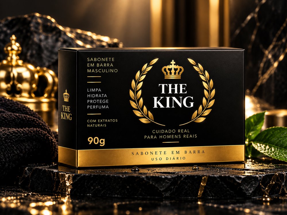 Kit 3 sabonetes THE KING